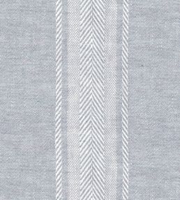 Salcombe Stripe Fabric by Ian Mankin Mist