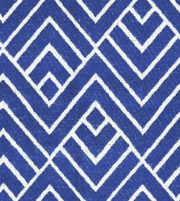 Wave Fabric by Ian Mankin Cobalt