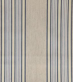 Vintage Stripe 1 Fabric by Ian Mankin Navy