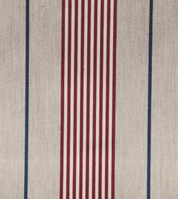 Vintage Stripe 2 Fabric by Ian Mankin Peony