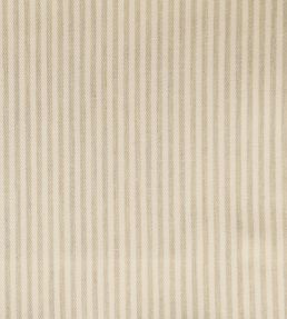 Candy Stripe Fabric by Ian Mankin Cream