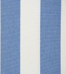 Devon Stripe Fabric by Ian Mankin Indigo