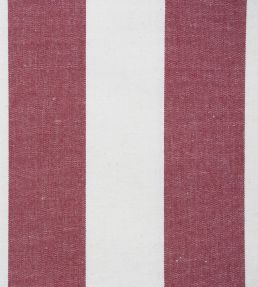 Devon Stripe Fabric by Ian Mankin Peony