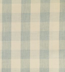 Suffolk Check Large Fabric by Ian Mankin Mint