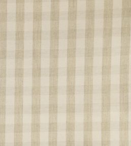 Suffolk Check Small Fabric by Ian Mankin Cream