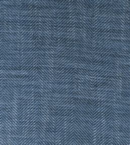Arran Fabric by Ian Mankin Blue