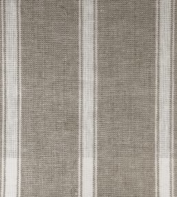 Angus Stripe Fabric by Ian Mankin Nordic Ivory