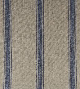 Angus Stripe Fabric by Ian Mankin Nordic Navy