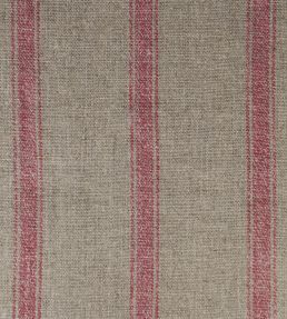 Angus Stripe Fabric by Ian Mankin Nordic Red