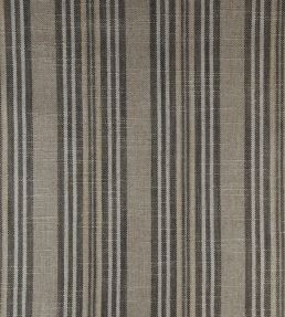 Jura Stripe Fabric by Ian Mankin Brown