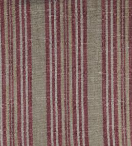 Jura Stripe Fabric by Ian Mankin Peony