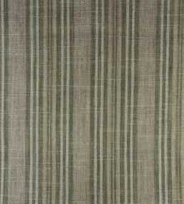 Jura Stripe Fabric by Ian Mankin Sage