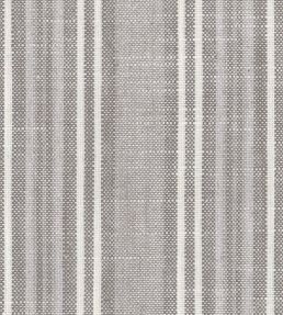 Jura Stripe Fabric by Ian Mankin Grey