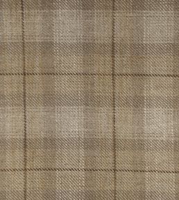 Kintyre Check Fabric by Ian Mankin Natural