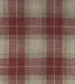 Kintyre Check Fabric by Ian Mankin Peony