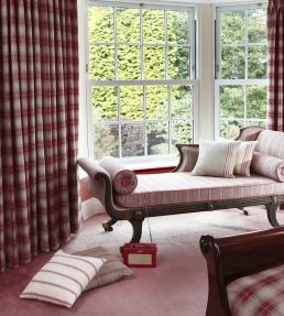 Kintyre Check Fabric by Ian Mankin Sage