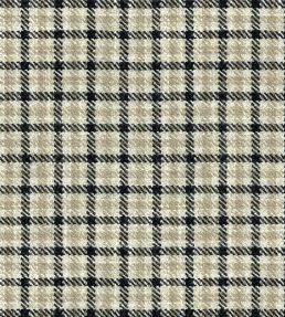 Nairn Check Fabric by Ian Mankin Charcoal