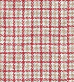 Nairn Check Fabric by Ian Mankin Peony