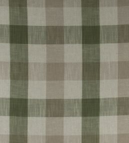 Oban Check Fabric by Ian Mankin Sage