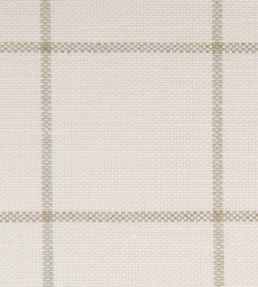 Skye Check Fabric by Ian Mankin Flax