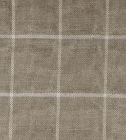 Skye Check Fabric by Ian Mankin Oatmeal