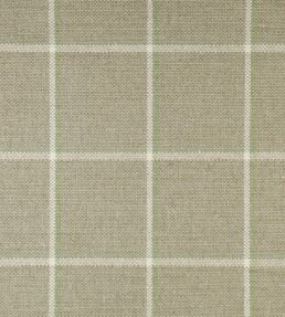 Skye Check Fabric by Ian Mankin Sage