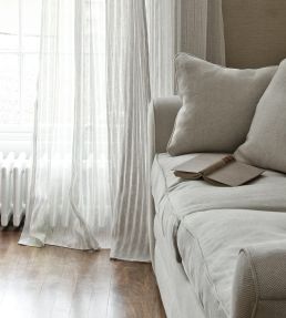 Dundee Fabric by Ian Mankin Cream