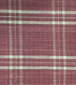 Peverell Check Fabric by Ian Sanderson Indian Red