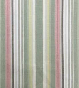 Quay Stripe Fabric by Ian Sanderson Apple Blossom