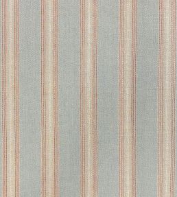 Callow Stripe Fabric by Ian Sanderson Chalk Blue