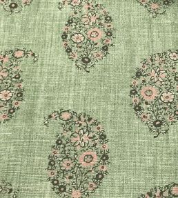 Jessamy Paisley Fabric by Ian Sanderson Apple Blossom