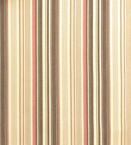 Pyjama Stripe Fabric by Ian Sanderson Persimmon
