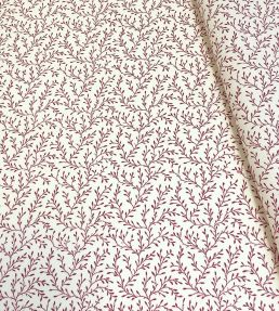 Leonie Fabric by Ian Sanderson Cranberry