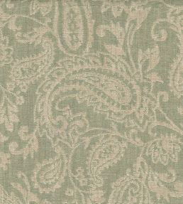 Pomeroy Paisley Fabric by Ian Sanderson Eau de Nil