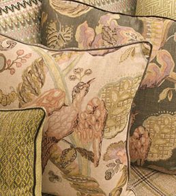Poppinjay Linen Fabric by Ian Sanderson Vintage