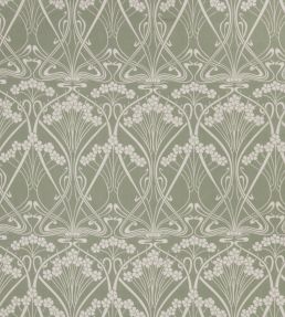 Ianthe Bloom Mono in Chiltern Linen Fabric by Liberty Lichen