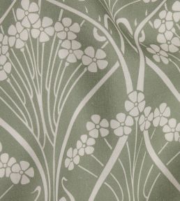 Ianthe Bloom Mono in Chiltern Linen Fabric by Liberty Lichen