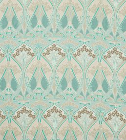 Ianthe Bloom Multi in Ladbroke Linen Fabric by Liberty Jade