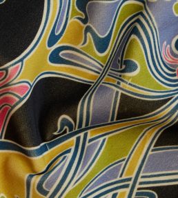 Ianthe Bloom Multi in Cotton Velvet Fabric by Liberty Lichen