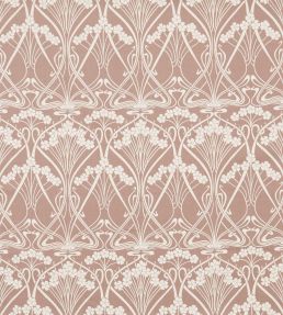 Ianthe Bloom Stencil in Chiltern Linen Fabric by Liberty Lacquer
