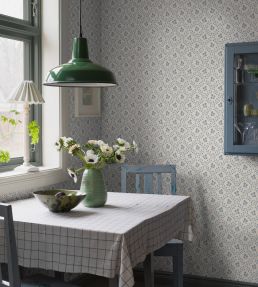 Idun Wallpaper by Borastapeter Blue