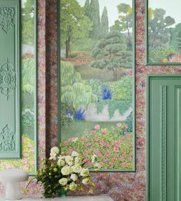Idyll Mica Mural by Cole & Son Blush Pearl