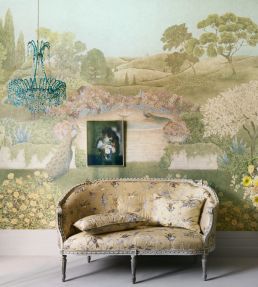 Idyll Mural by Cole & Son Honey Citrine