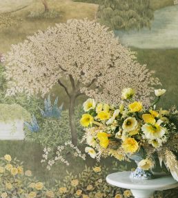 Idyll Mural by Cole & Son Honey Citrine