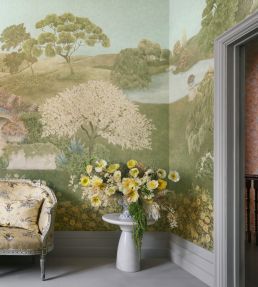 Idyll Mural by Cole & Son Honey Citrine