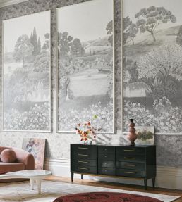 Idyll Mural by Cole & Son Platinum Matte