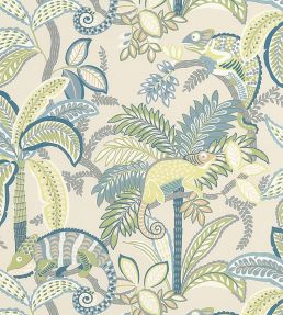 Iggy Fabric by Thibaut Lagoon