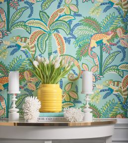 Iggy Wallpaper by Thibaut Navy