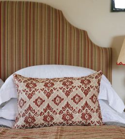 Ikat Pillow 16 x 24" by Barneby Gates Red/Pink