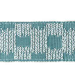 Ikat Border Trimming by Villa Nova Teal
